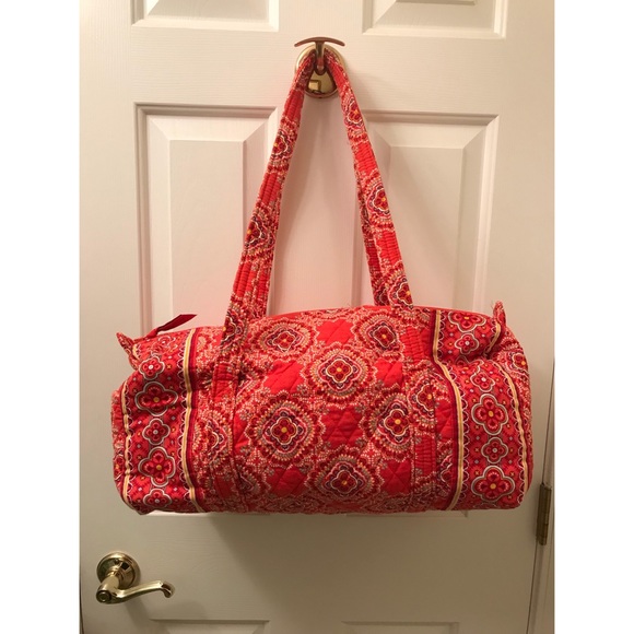 Vera Bradley Handbags - **VERA BRADLEY** Orange Small Duffel